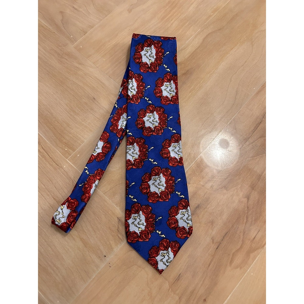 Grateful Dead Neck Tie Spanish Lady First Set Silk - Picture 2 of 10